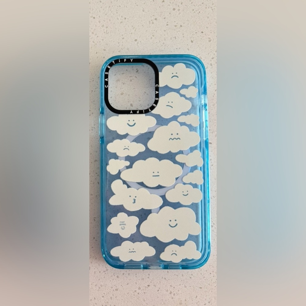 Casetify Blue Cloud Pattern Phone Case